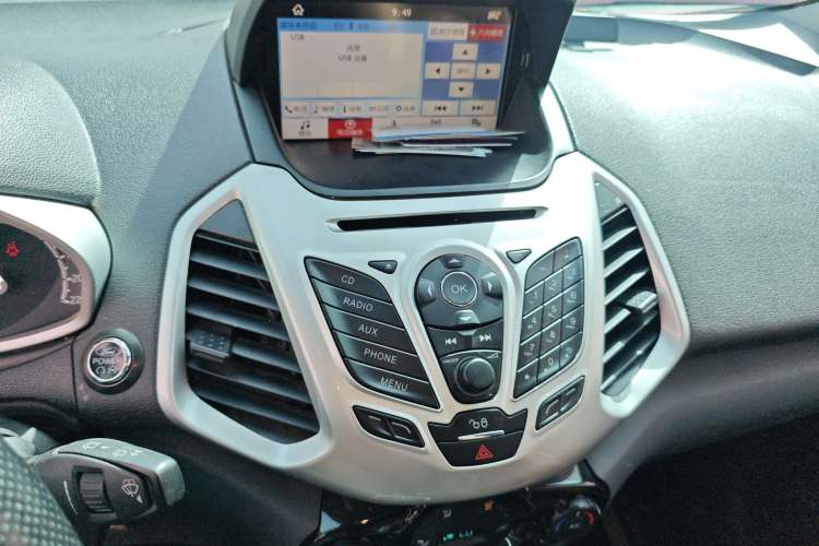 Used Ford EcoSport 2017 1.5L Automatic Prestige Model Audio And AC Panel