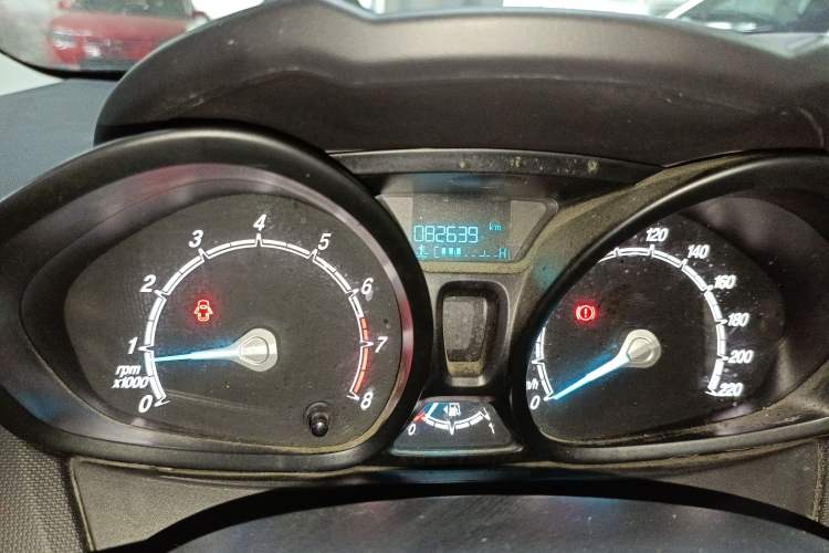 Used Ford Fiesta 2013 Hatchback 1.5L Manual Fashion Edition Odometer Close Up