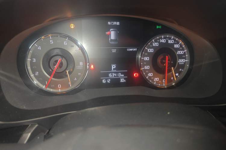 Used Acura CDX 2016 1.5T Two-Wheel Drive Enjoyment Version Odometer Close Up