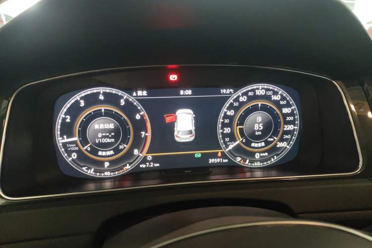 Used Volkswagen Golf 2019 280TSI DSG Luxury Version China VI Standard Instrument Cluster