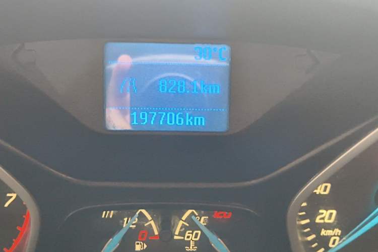 Used Ford Focus 2012 Hatchback 1.6L Manual Comfort Model Odometer Close Up