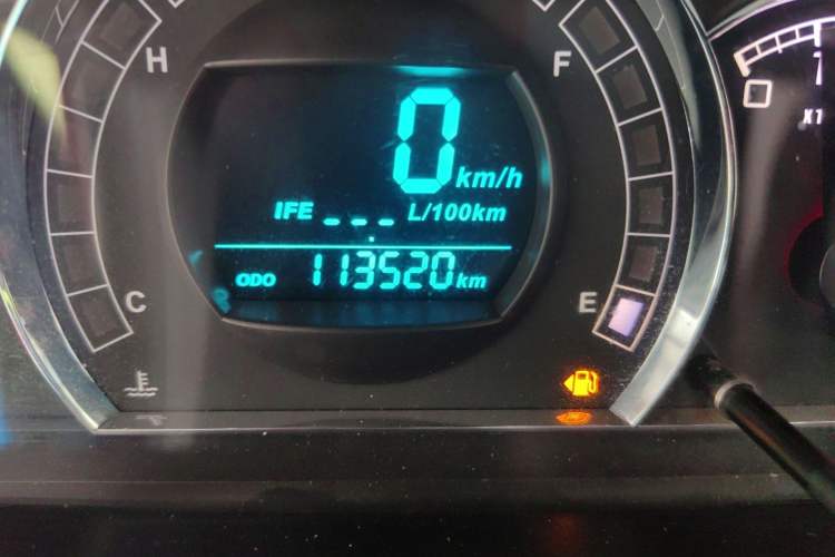 Used Great Wall M4 2012 1.5L Manual Luxury Version Odometer Close Up