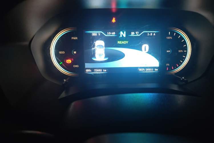 Used JMEV Ezi EX5 2018 Comfort Edition Odometer Close Up