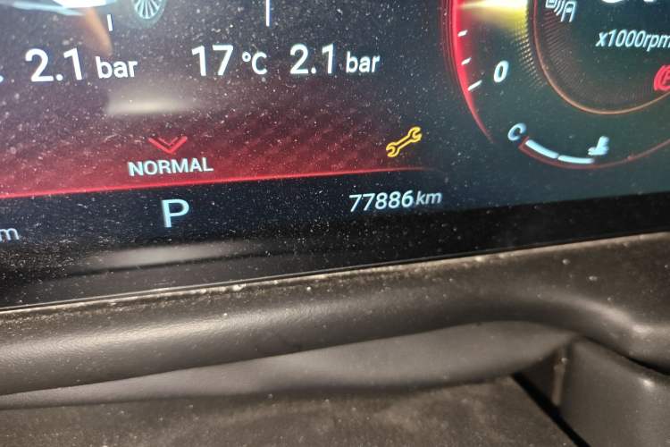 Used EXEED Lingyun 2021 290T Two-Wheel Drive StarRui Edition Odometer Close Up