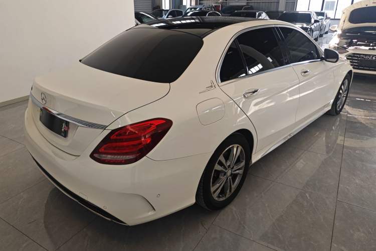 Used Mercedes-Benz C-Class 2017 C 200 L Sport Edition Rear Right 45 Deg