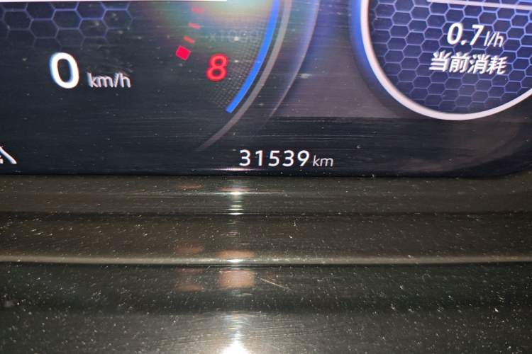 Used Volkswagen Golf 2023 280TSI DSG R-Line 20th Anniversary Edition Odometer Close Up