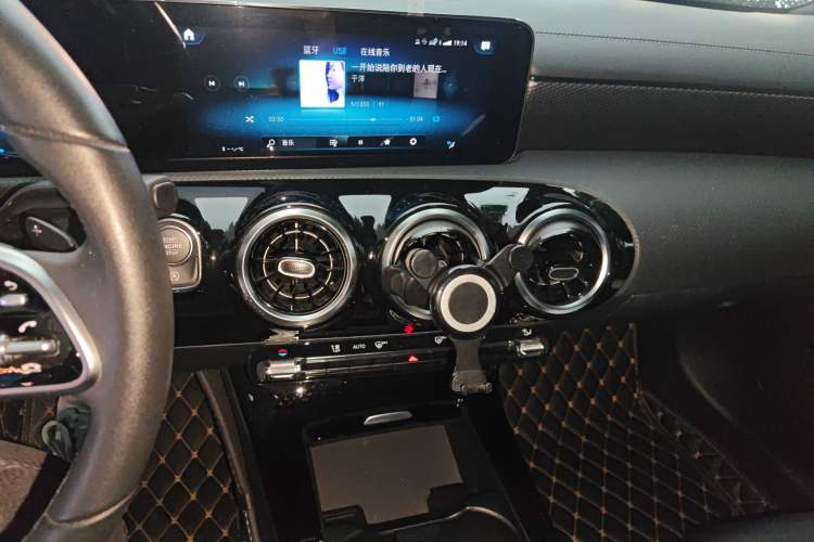 Used Mercedes-Benz A-Class 2021 A 200 L Sport Sedan Dynamic Model Audio And AC Panel