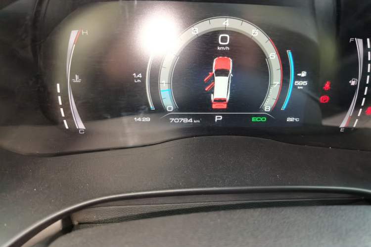 Used Haval H6 2021 National Trend Edition 1.5T Automatic Champion Version Odometer Close Up