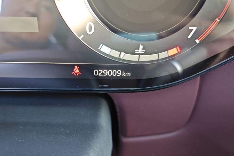 Used Land Rover Range 2023 3.0 L6 400 PS Extended Long-Wheelbase Version Odometer Close Up