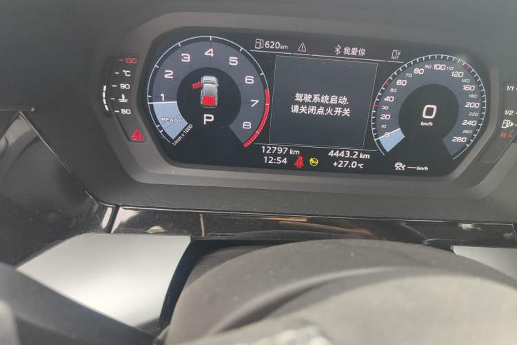 Used Audi A3 2022 Sportback 35 TFSI Fashionable Sports Model Odometer Close Up