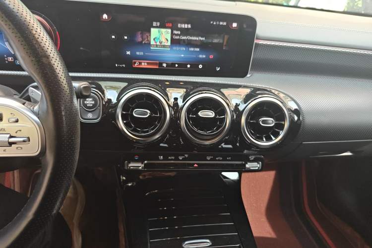 Used Mercedes-Benz A-Class 2019 Restyled A 200 L Sport Sedan Audio And AC Panel