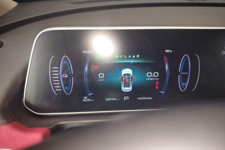 Used ORA Good Cat GT 2024 Mulan Edition 401km Luxury Version Instrument Cluster