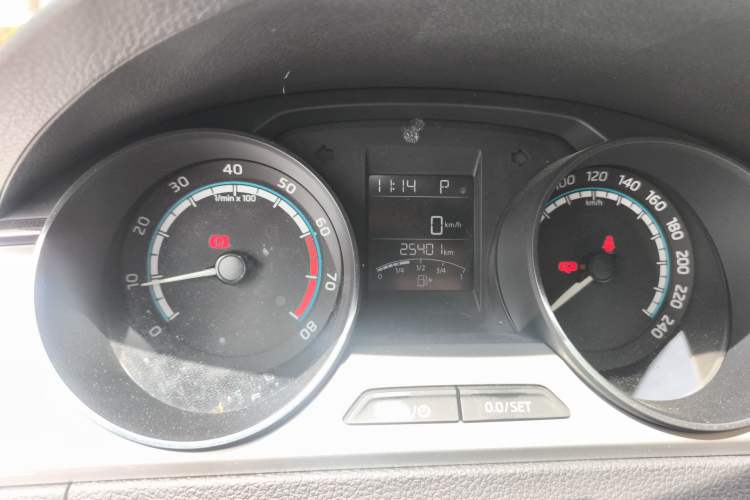 Used Skoda Rapid 2020 1.5L Automatic Comfort Edition Odometer Close Up