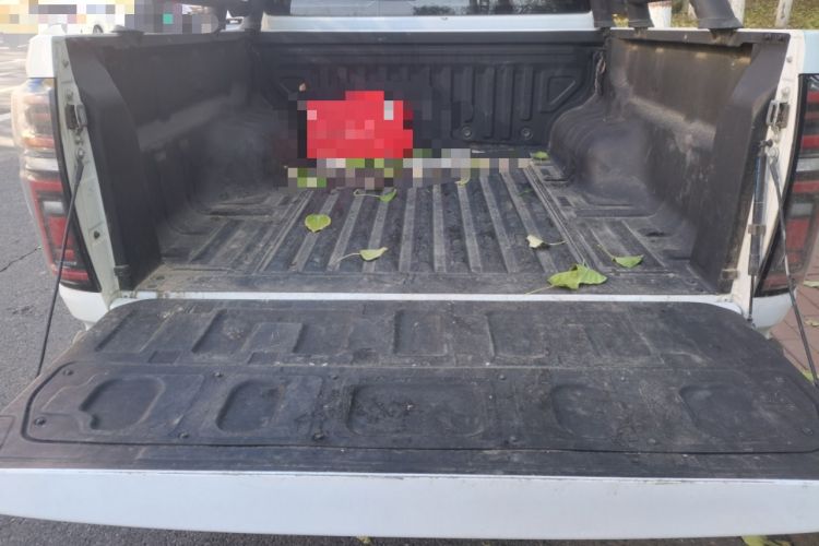 Used Great Wall Poer 2021 2.0T Global Version Automatic Diesel 4x4 Sporty Standard Cab GW4D20M Trunk