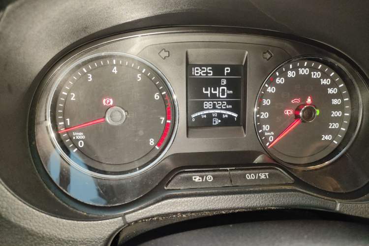 Used Volkswagen Polo 2018 1.5L Automatic Enjoyment Model Odometer Close Up