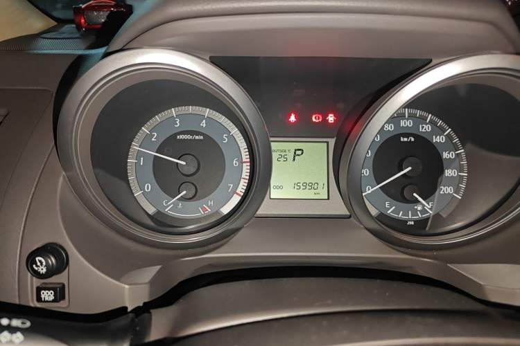Used Toyota Prado  Odometer Close Up