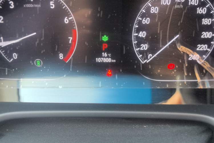 Used Honda Inspire 2019 260TURBO Jingyue Edition China VI Odometer Close Up