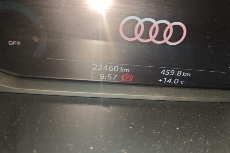 Used Audi Q3 2021 35 TFSI Fashion Dynamic Model Odometer Close Up