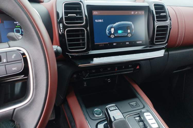 Used Citroen C5 AIRCROSS New Energy 2020 1.6T Four-Wheel Drive Plug-in Hybrid Luxury Model Audio And AC Panel