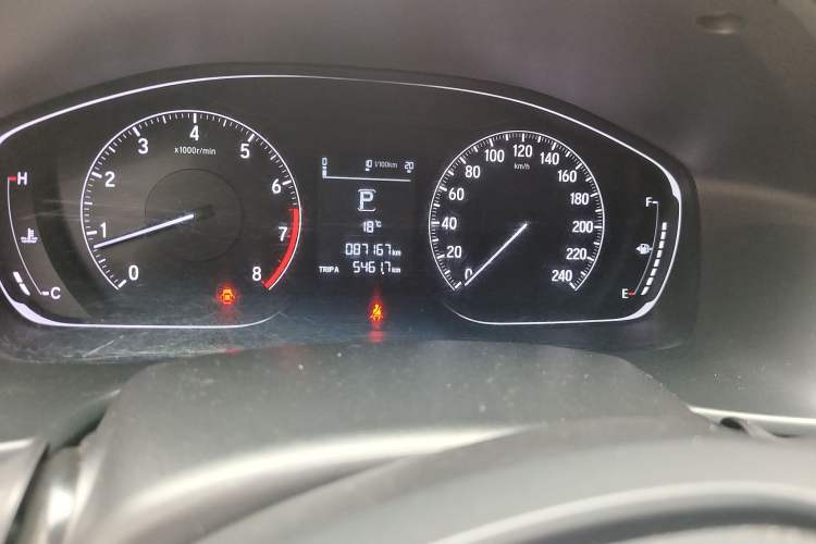 Used Honda Accord 2018 260TURBO Elite Edition China V Odometer Close Up