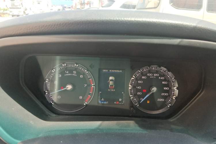 Used Haima Fumei F5 2018 1.6L Manual Elite Model Odometer Close Up