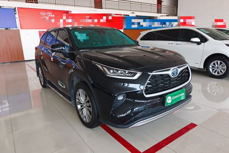 Used Toyota Highlander 2023 2.5L Smart Electric Hybrid Dual-Engine Four-Wheel Drive Prestige Version – 7 Seats Front Right 45 Deg