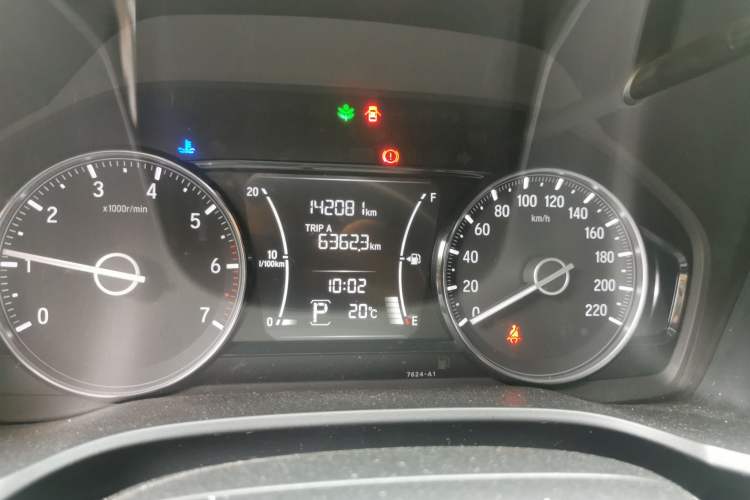 Used Honda Crider 2019 180 Turbo CVT Luxury Edition China V Odometer Close Up