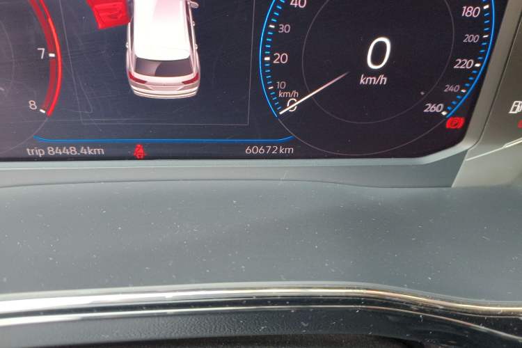 Used Volkswagen Teramont X 2019 330TSI Two-Wheel-Drive Prestige Luxury Edition Odometer Close Up