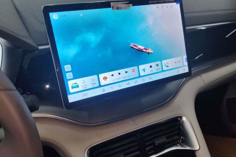 Used BYD Song PLUS New Energy 2025 DM-i 112KM Prestige Model Audio And AC Panel