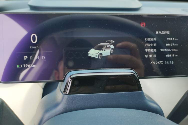 Used Zeekr X 2023 Rear-Drive YOU Edition 4 Seats Odometer Close Up