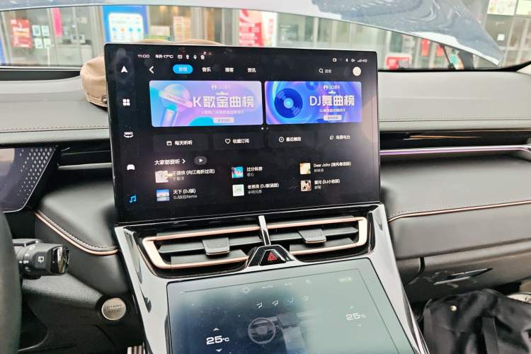 Used Wey Mocha 2021 2.0T Two-Wheel-Drive Ultra-Strong Version Audio And AC Panel