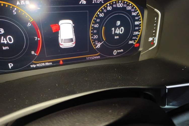 Used Volkswagen Teramont 2019 380TSI Four-Wheel Drive Luxury Version China VI Standard Odometer Close Up