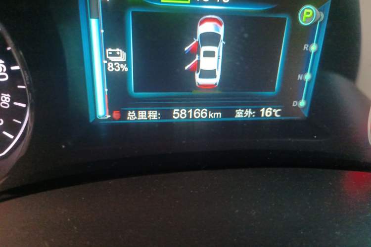 Used BYD e5 2017 300 Prestige Edition Odometer Close Up