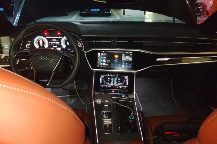 Used Audi A7L 2024 45 TFSI quattro Black Warrior Edition Center Console