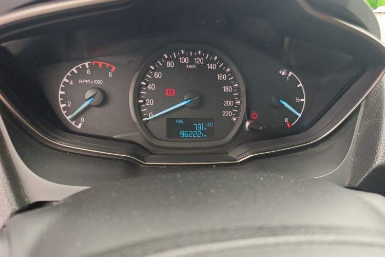 Used Ford Escort 2017 1.5L Manual Comfort Model Odometer Close Up