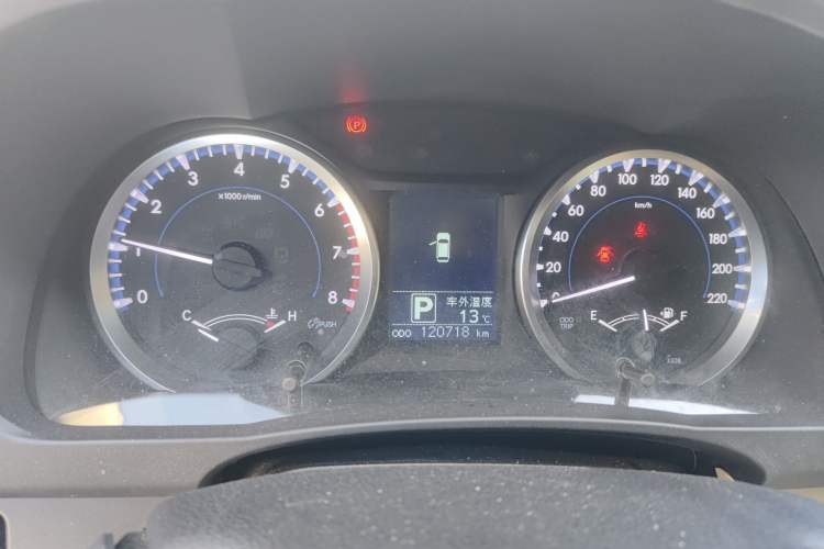 Used Toyota Highlander 2018 2.0T Four-Wheel Drive Elite Edition 7 Seats China VI Standard Instrument Cluster