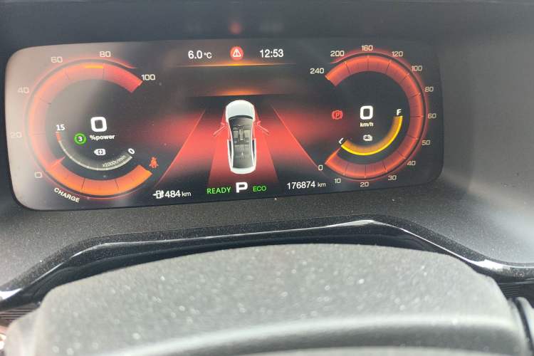 Used GAC Group Toyota iA5 2019 Luxury Edition Odometer Close Up