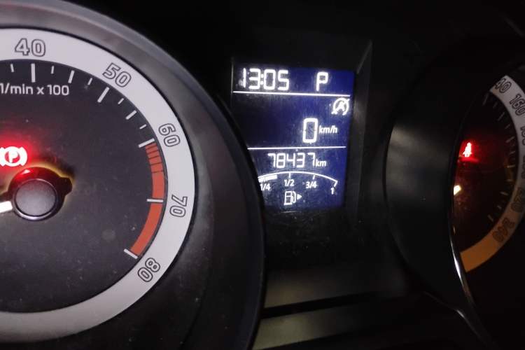 Used Skoda Kamiq 2018 1.5L Automatic Standard Version China V Emission Standard Odometer Close Up