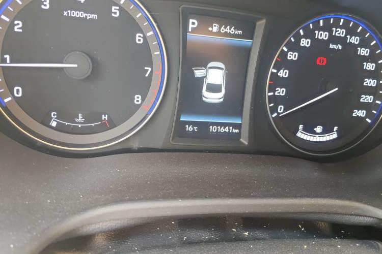 Used Hyundai Mistra 2019 1.8L Automatic Deluxe DLX Model China VI Standard Odometer Close Up