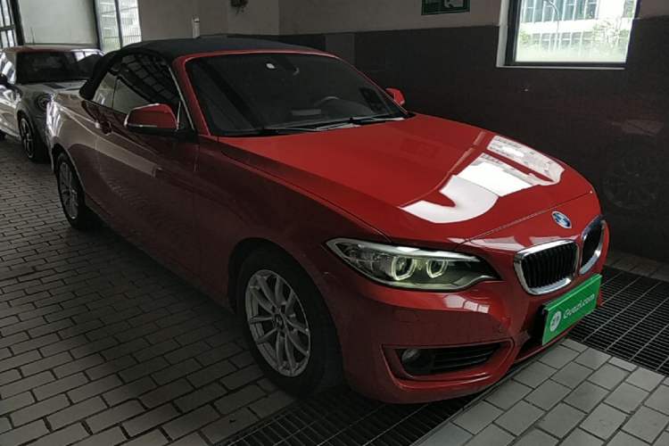 Used BMW 2 Series 2015 218i Convertible Coupe Front Right 45 Deg