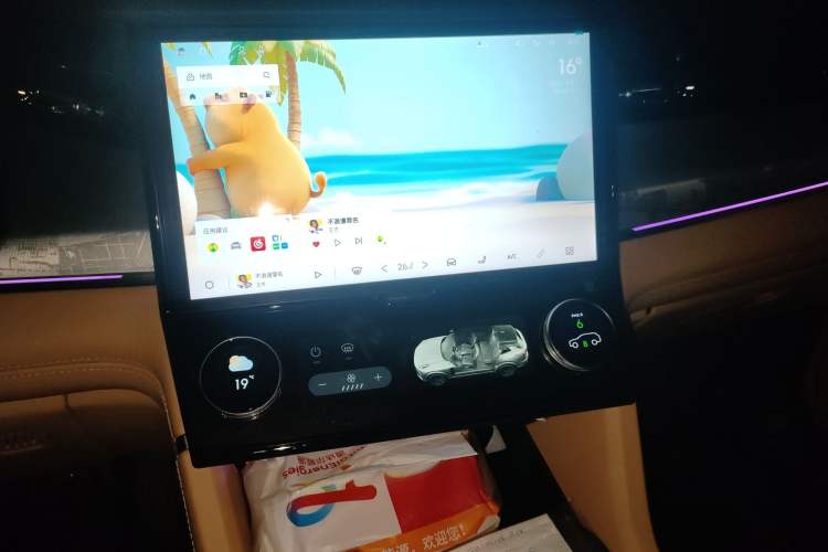 Used Lynk & Co 09 2024 2.0T Four-Wheel Drive Sport Edition Five Seats Audio And AC Panel