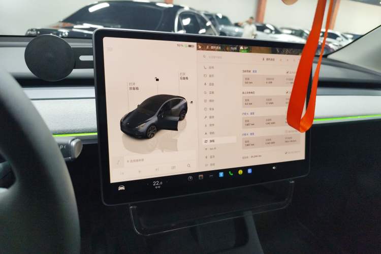 Used Tesla Model Y 2024 Rear-Wheel-Drive Version Audio And AC Panel