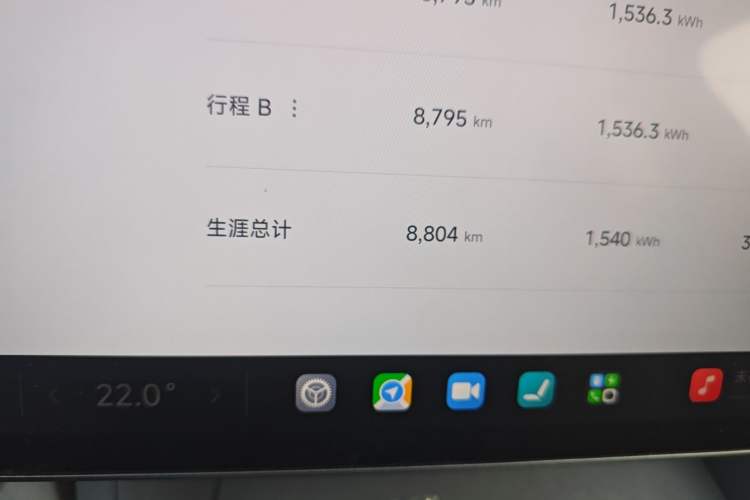 Used Xiaomi Auto YU7 2025 Ultra-Long Range Rear-Wheel Drive Version Odometer Close Up