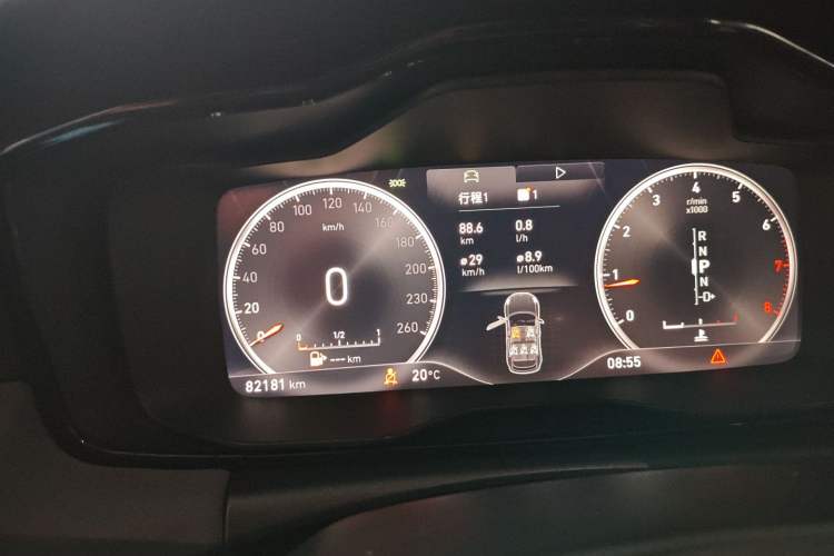 Used Lynk & Co 02 2019 High-Energy Edition 2.0T Automatic Two-Wheel Drive Shine Pro Edition China VI Standard Instrument Cluster