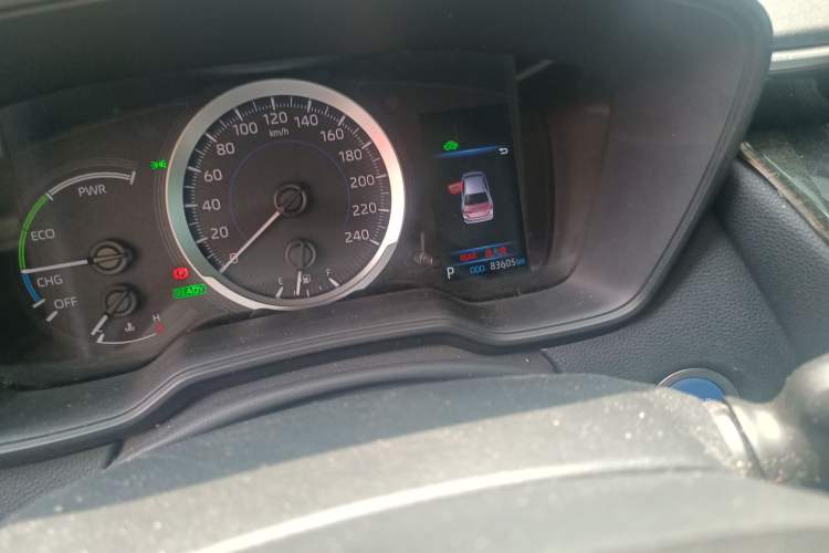 Used Toyota Corolla 2021 Dual-Motor 1.8L E-CVT Elite Edition Odometer Close Up