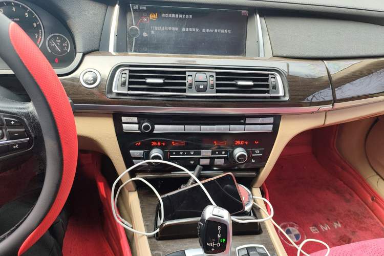 Used BMW 7 Series 2011 730Li Elegant Model Audio And AC Panel