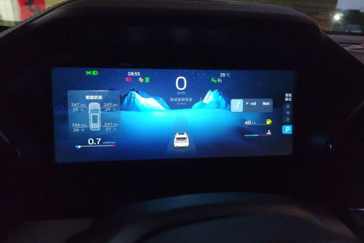 Used Geely Auto Monjaro L 2021 2.0TD DCT EVO Two-Wheel Drive Smart Luxury Version Instrument Cluster