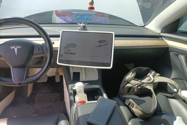 Used Tesla Model 3 2021 Revised Version Standard Range Rear-Wheel Drive Upgraded Edition 3D1 Audio And AC Panel