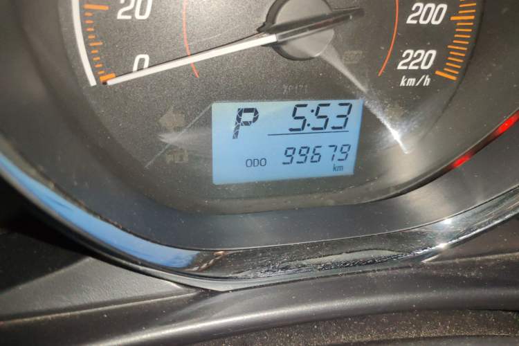 Used Toyota YARiS L Zhi Xuan 2021 X-Trail 1.5L CVT Luxury Edition Odometer Close Up