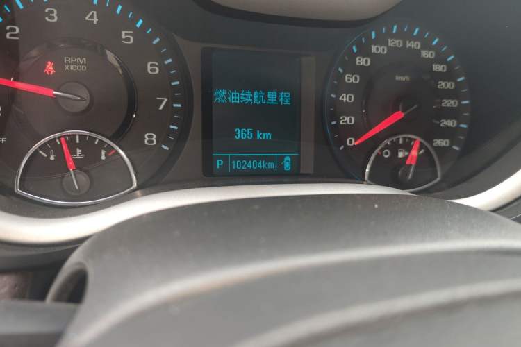 Used Chevrolet Malibu 2018 530T Automatic Luxury Edition Odometer Close Up